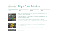 Desktop Screenshot of flightcrewsolutions.com